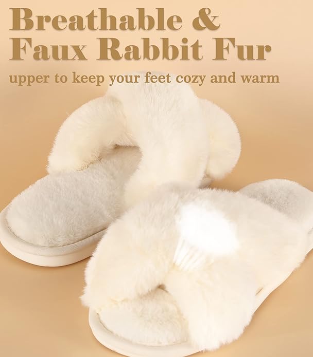 Fuzzy slippers