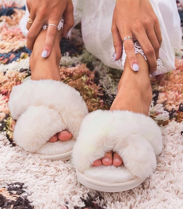 Fuzzy slippers