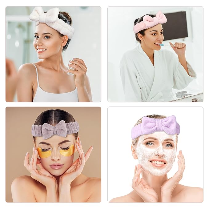 Spa Headband and Wristband Set
