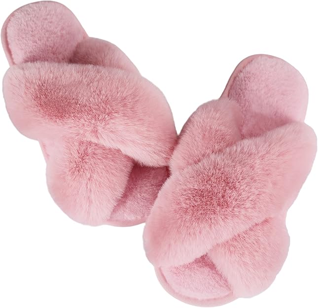 Fuzzy slippers